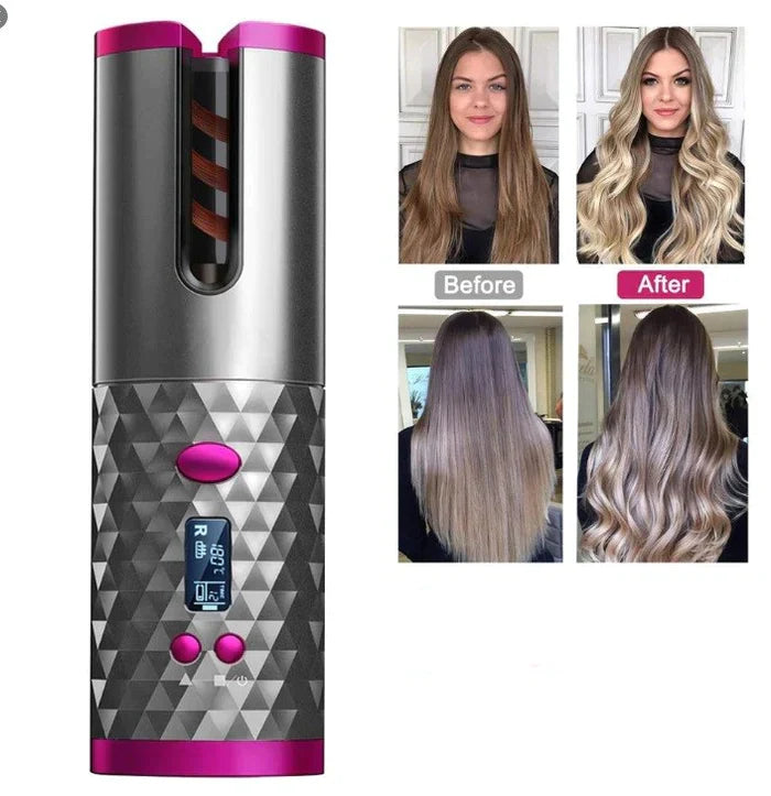 Portable hair curler colour options