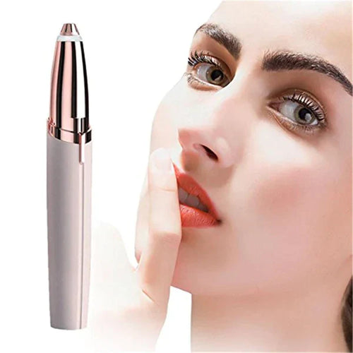 Multipurpose eyebrow trimmer — slim pen-style hair remover