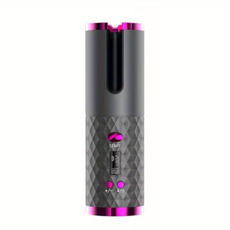 Portable hair curler shown from the side