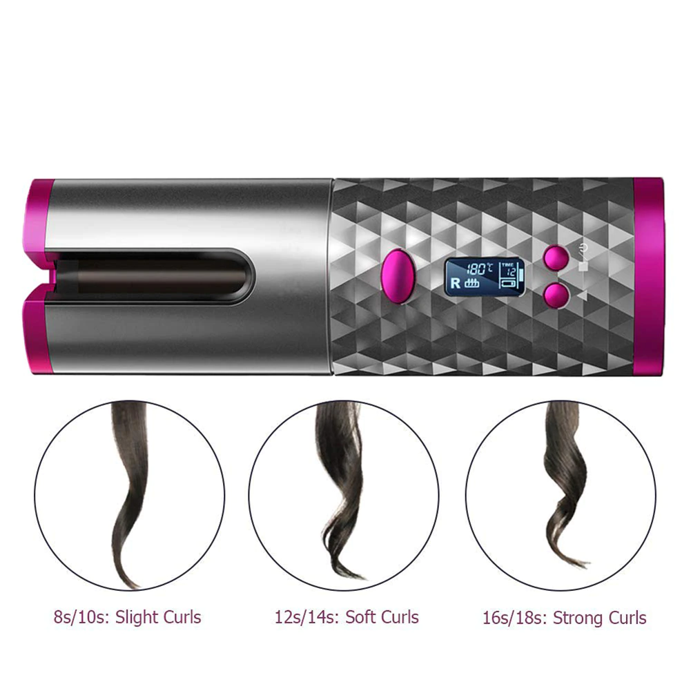 Portable hair curler — travel-ready styling tool